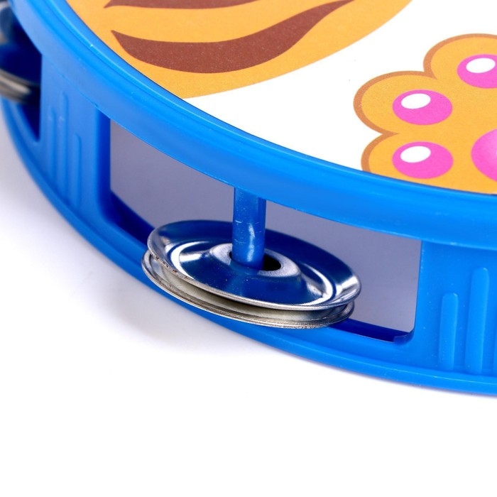 Бубен «Весело поём», большой, МИКС Бубен «Весело поём», большой, МИКС