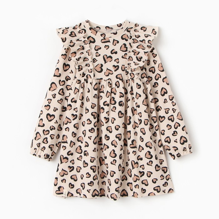 Платье детское KAFTAN Leo love, р. 32 (110-116см) Платье детское KAFTAN Leo love, р. 32 (110-116см)