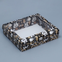 Коробка подарочная, упаковка, &laquo;Мужской&raquo; , 23.5 х 20.5 х 5.5 см