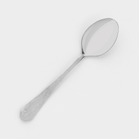 Ложка столовая &laquo;Элегия&raquo;, длина 20 см, толщина 1,5 мм, цвет серебряный