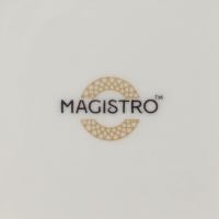 Тарелка фарфоровая пирожковая Magistro Kingdom, 26&times;2 см