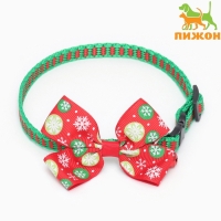 Ошейник "Подарки", 30 х 1 см, капрон, красный Ошейник "Подарки", 30 х 1 см, капрон, красный