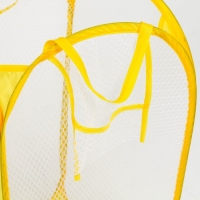 Корзина для хранения игрушкек «Давай играть», 57 х 34 х 34 см, жёлтая Корзина для хранения игрушкек «Давай играть», 57 х 34 х 34 см, жёлтая