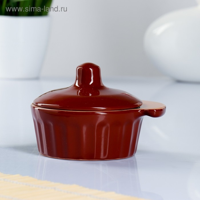 Кокотница Кокотница "Ностальгия с крышкой" 0,2л / 12х8см, стандарт