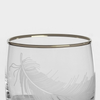 Набор стеклянных стаканов &laquo;Перо&raquo;, 300 мл, 6 шт