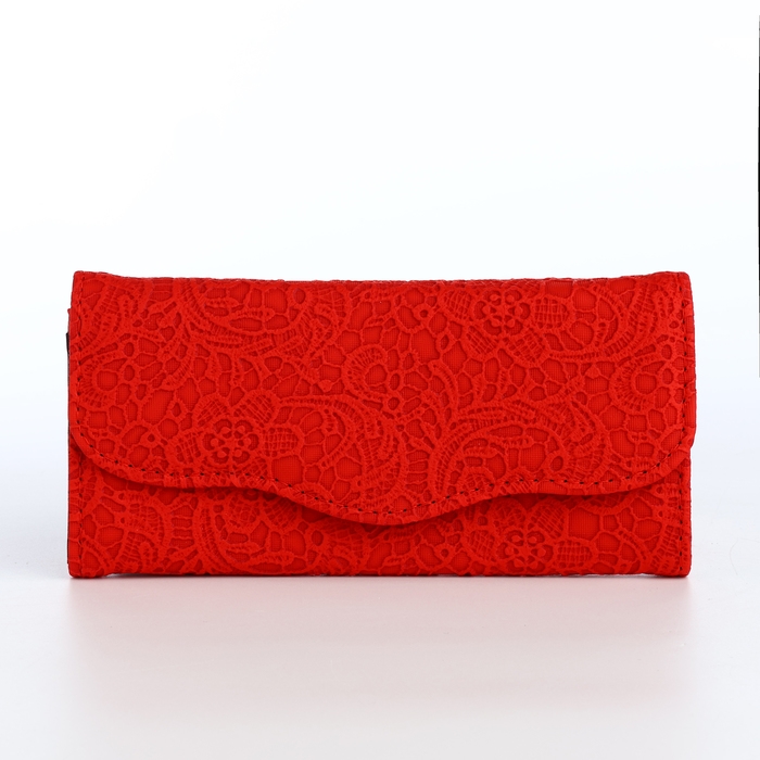 Кошелёк женский на магните, цвет красный Кошелёк женский на магните, цвет красный