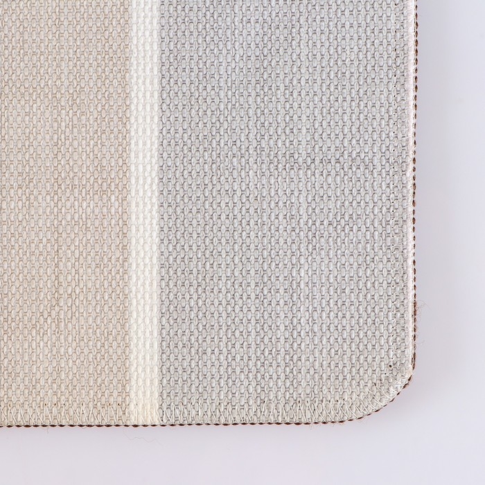 Коврик для ванной Доляна «Квадраты», 40×60 см, цвет коричневый Коврик для ванной Доляна «Квадраты», 40×60 см, цвет коричневый