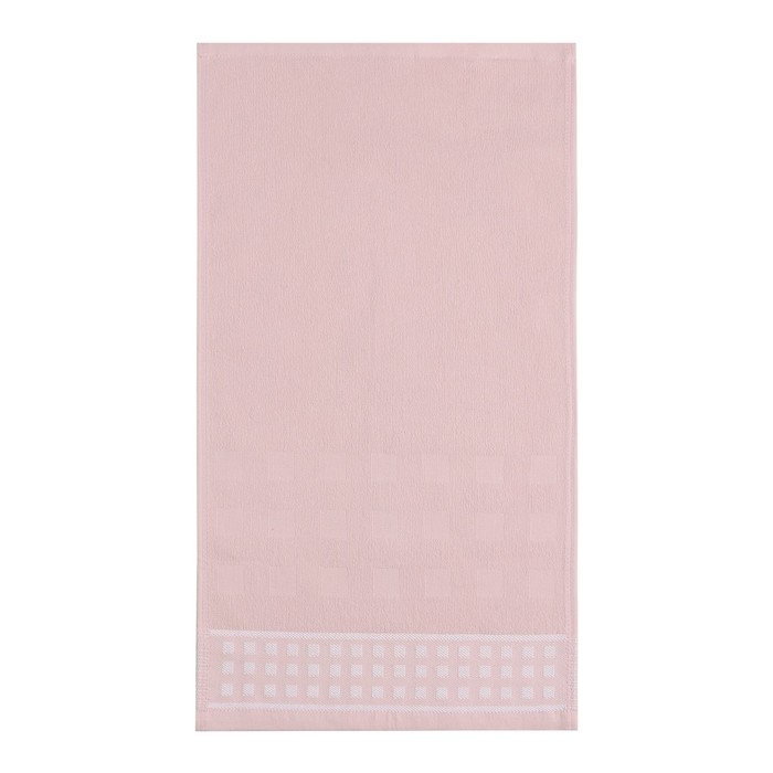 Полотенце махровое LoveLife "Square" 30х60 см, цвет бледно-розовый, 100% хлопок, 380 гр/м2