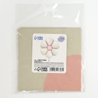 Шар фольгированный 19" &laquo;Ромашка&raquo;, матовый, цвет молочный белый