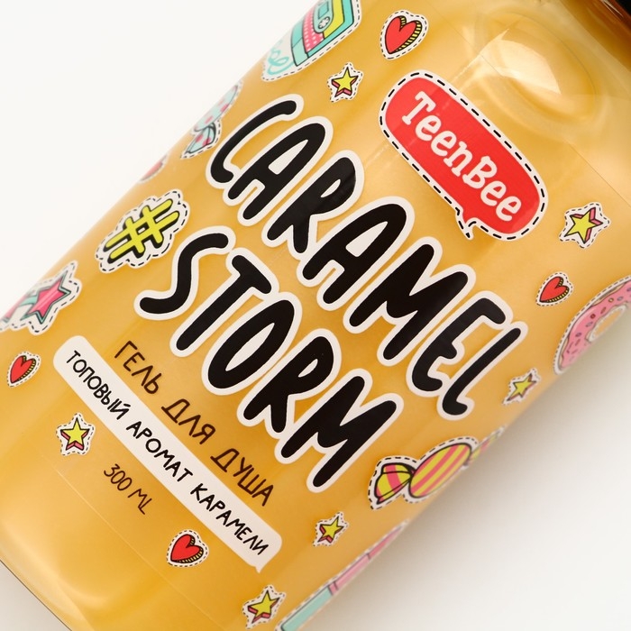 Гель для душа, увлажнение, 300 мл, аромат карамели, TeenBee