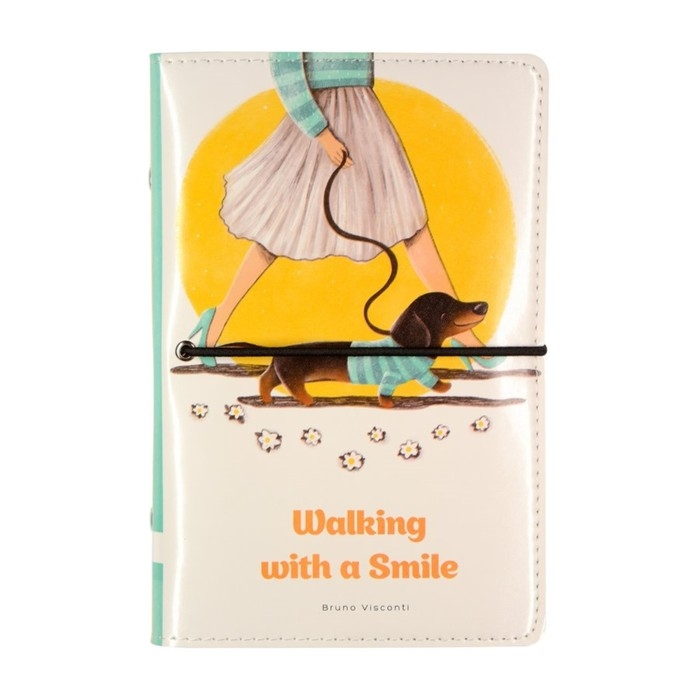 Записная книжка А5, 160 листов на кольцах DAILY JOURNAL, обложка искусственная кожа, блок с иллюстрациями 80 г/м2, МИКС