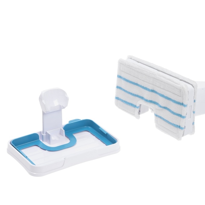 Паровая швабра Energy EN-643, 1400 Вт, 350 мл, шнур 5 м, бело-голубая Паровая швабра Energy EN-643, 1400 Вт, 350 мл, шнур 5 м, бело-голубая