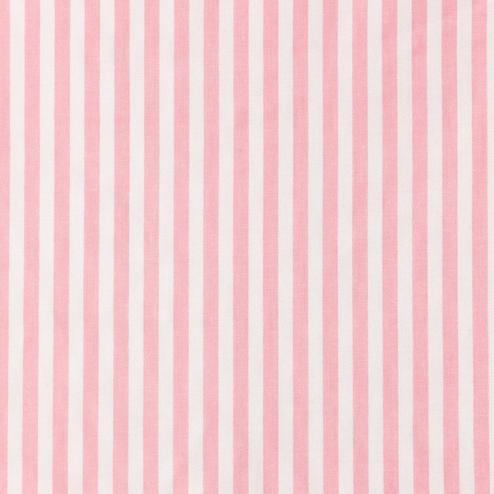 Ткань напечатанная "Розовая полоска" ш.160 см, сатин, 100% хлопок
