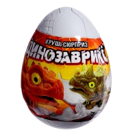 Игрушка-сюрприз в яйце &laquo;Динозаврикс&raquo;, инерционная машинка, открывается от удара, 4 вида, цвет МИКС