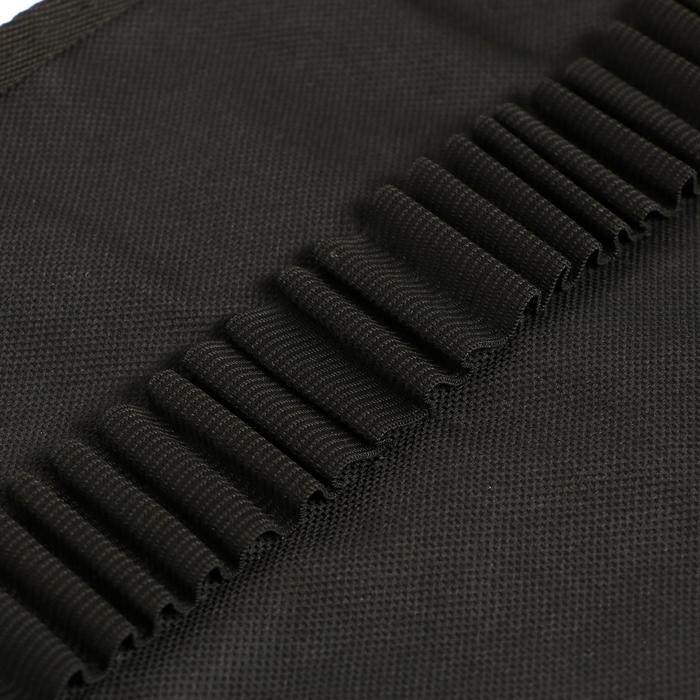 Пенал-рулон Koh-I-Noor 9050, без наполнения, на 36 предметов, текстильный на кнопке, чёрный Пенал-рулон Koh-I-Noor 9050, без наполнения, на 36 предметов, текстильный на кнопке, чёрный