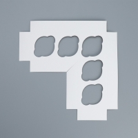 Коробка для капкейков и бенто-торта, кондитерская упаковка &laquo;Present&raquo;, 25 х 25 х 10 см