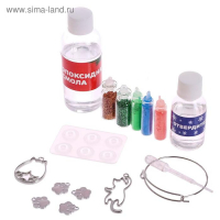 Набор для опытов &laquo;Браслет с шармами из эпоксидной смолы&raquo;, котики