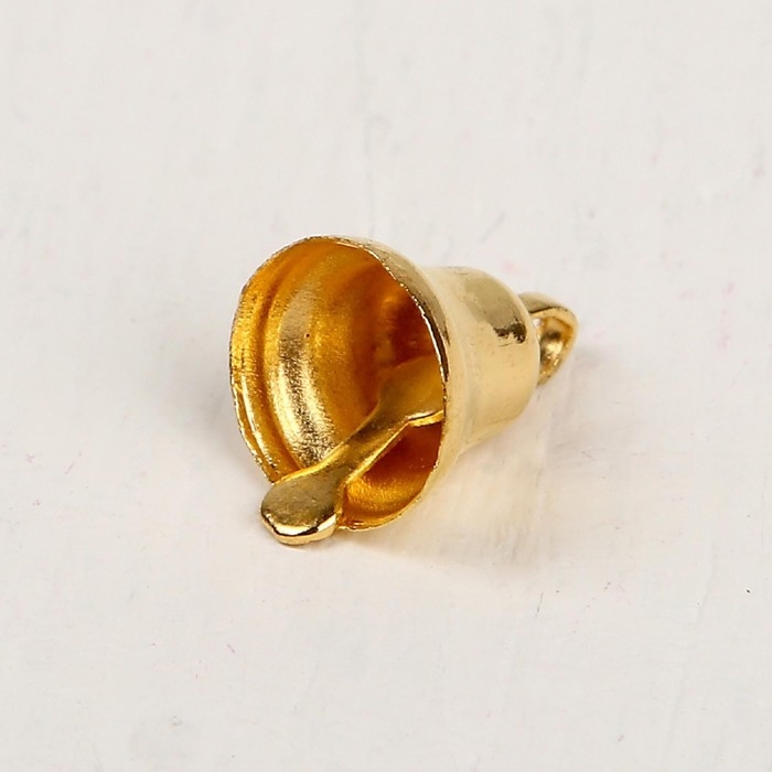 Колокольчик для рукоделия, набор 40 шт., размер 1 шт. &mdash; 0,6 см, цвет золотой