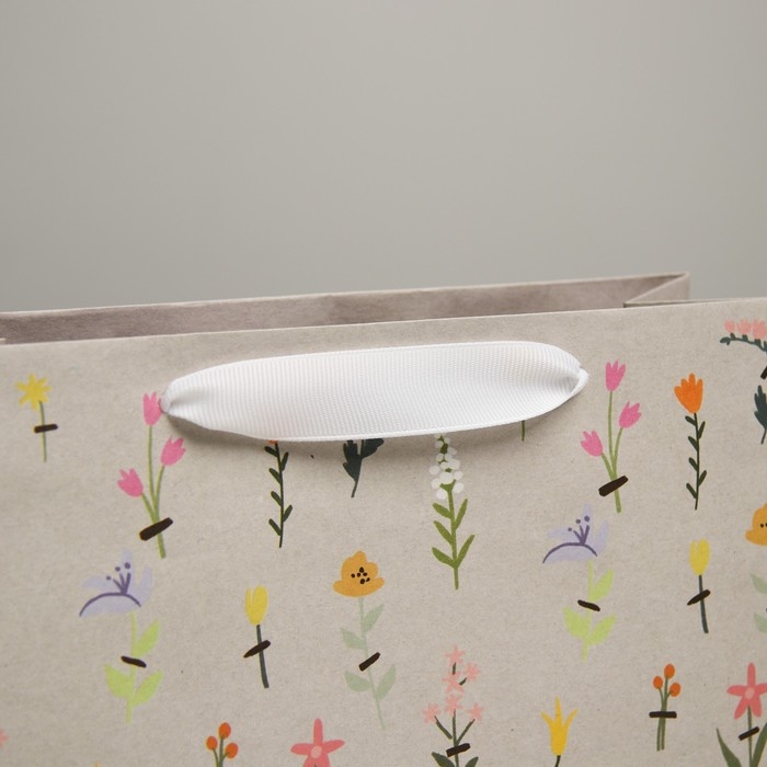 Пакет подарочный крафтовый, упаковка, &laquo;Для тебя&raquo;, 22 х 17,5 х 8 см