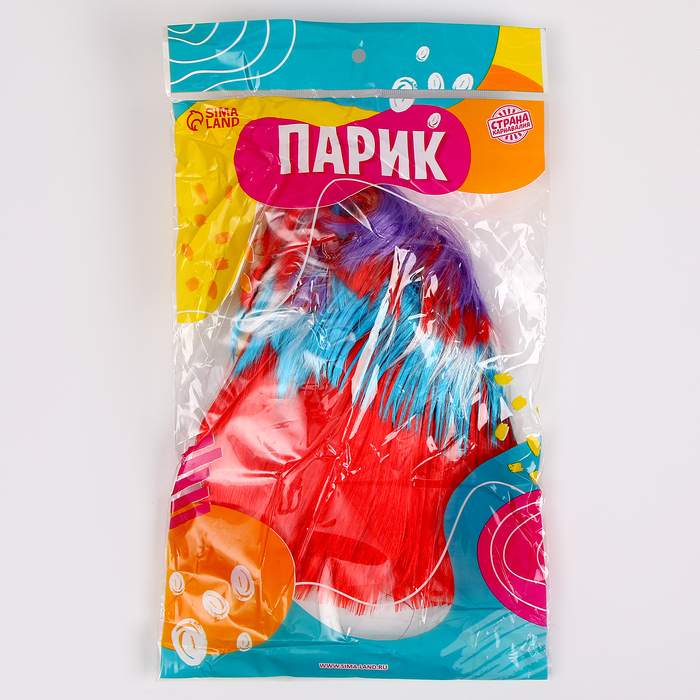 Парик &laquo;Ирокез&raquo;, яркий, МИКС