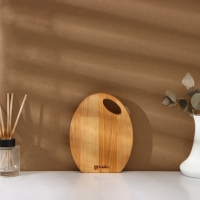 Набор разделочных досок на подставке Adelica, 3 шт: 30&times;24, 22,5&times;18, 19&times;15 см, пропитаны минеральным маслом, берёза