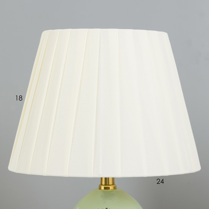 Настольная лампа 32034/1 E27 40Вт салатовый 25х25х36 см RISALUX
