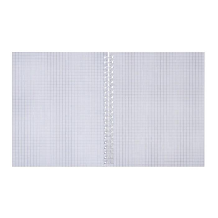 Тетрадь А5+, 80 листов в клетку на гребне Тетрадь А5+, 80 листов в клетку на гребне "Авокадо", обложка мелованный картон, глянцевая ламинация, блок офсет, МИКС