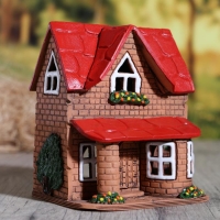 Аромалампа Домик &laquo;Причуда&raquo;, 12 см, ручная работа, микс