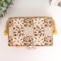 Шкатулка для рукоделия "Пэчворк цветочный" 9,5х19,5х13 см Шкатулка для рукоделия "Пэчворк цветочный" 9,5х19,5х13 см