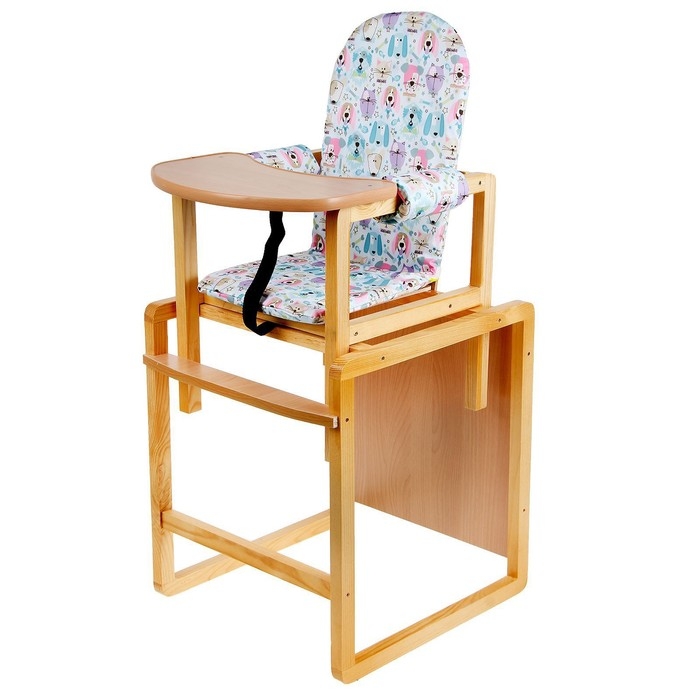 Стульчик для кормления «Алекс», трансформер, цвет голубой, рисунок МИКС Стульчик для кормления «Алекс», трансформер, цвет голубой, рисунок МИКС