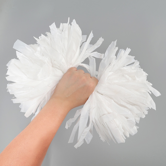 Помпон 1шт, цвет белый Помпон 1шт, цвет белый