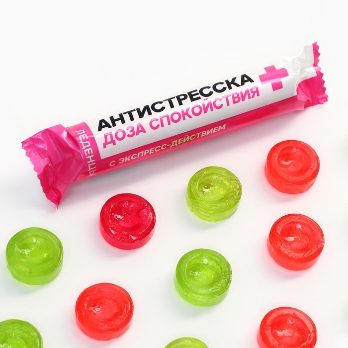 Леденцы в тубусе &laquo;Антистресска&raquo;, вкус: мульти, 32 г.