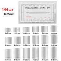 Шпильки для наручных часов, от 8 до 25 мм, набор Шпильки для наручных часов, от 8 до 25 мм, набор