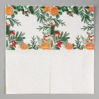 Салфетки бумажные «Новогодний аромат», однослойные, 24х24 см, 20 шт., на новый год Салфетки бумажные «Новогодний аромат», однослойные, 24х24 см, 20 шт., на новый год