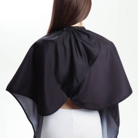 Пеньюар парикмахерский &laquo;Корни&raquo;, цвет чёрный