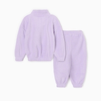 Костюм детский (толстовка, брюки) MINAKU цвет сиреневый, рост 110
