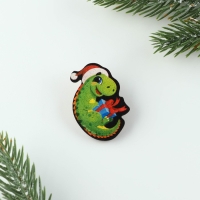 Подарочный набор новогодний &laquo;Волшебный набор&raquo;: блокнот, карандаши, наклейки и значок