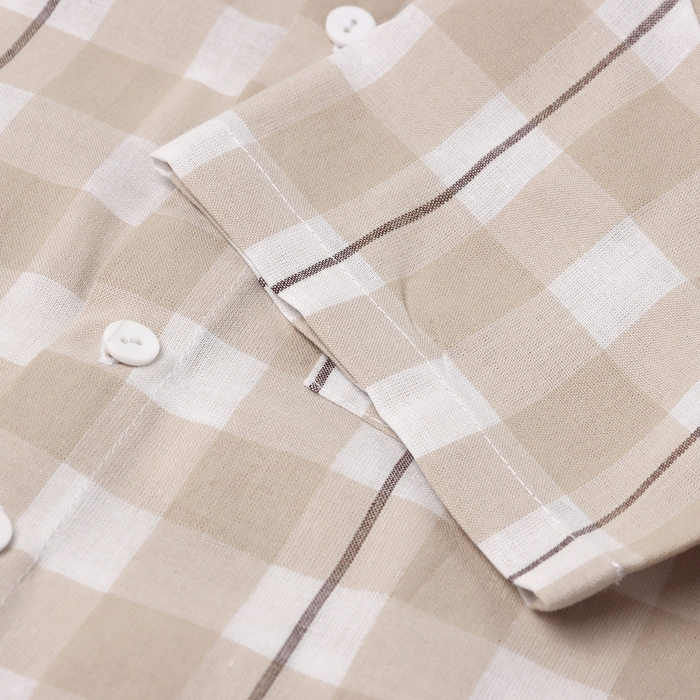 Рубашка для мальчика KAFTAN "Клетка", размер 36 (134-140)