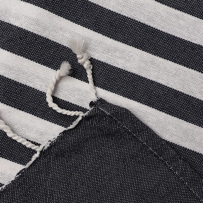 Полотенце Пештемаль LoveLife Marine, цв. чёрный, 75х170 см, 80% хл, 20% пэ, 190 г/м2 Полотенце Пештемаль LoveLife Marine, цв. чёрный, 75х170 см, 80% хл, 20% пэ, 190 г/м2