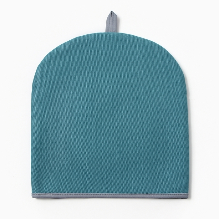 Грелка на чайник Этель Home collection blue 28х28см, 45%лён, 55%хл