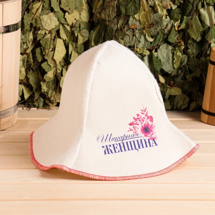 Шапка для бани Шапка для бани "Шикарная женщина"