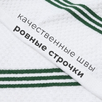 Набор полотенец Этель "Green Stripe" 40х71см - 2 шт,цв. зелёный, хл. 100%