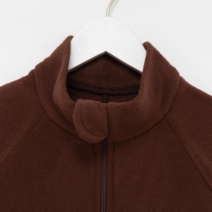 Комбинезон воротник-стойка, цвет коричневый, рост 80-86 см Комбинезон воротник-стойка, цвет коричневый, рост 80-86 см