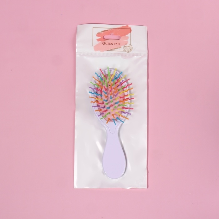 Расчёска массажная, 5,5 &times; 15 см, рисунок МИКС