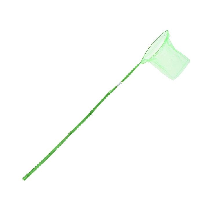 Сачок детский, бамбуковая ручка 81 см, d=20 см, цвета МИКС Сачок детский, бамбуковая ручка 81 см, d=20 см, цвета МИКС