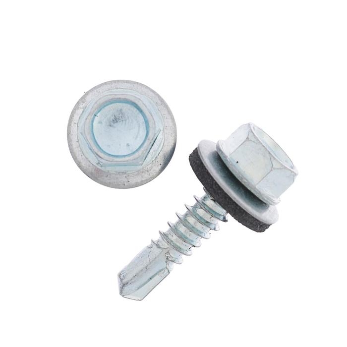 Саморезы кровельные с шайб., с рез.прокл., 6.3х25, 200 шт. Саморезы кровельные с шайб., с рез.прокл., 6.3х25, 200 шт.