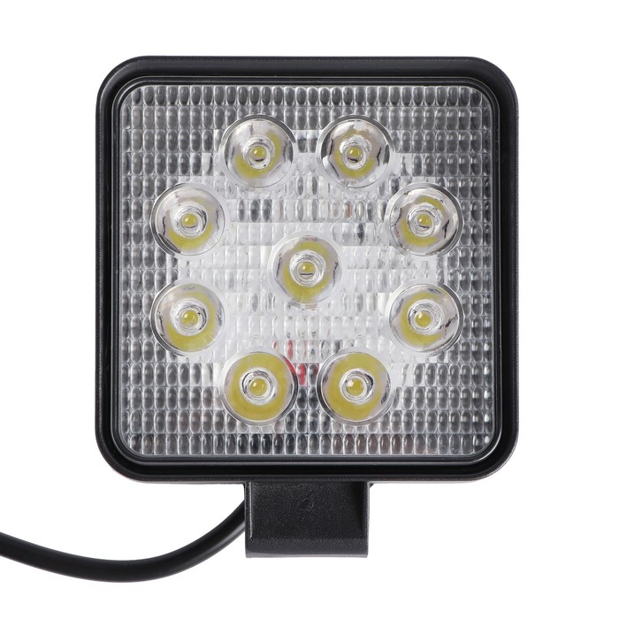 Фара противотуманная GE-WSQ009F (SL30) Фара противотуманная GE-WSQ009F (SL30) "OFF - Road", 9 диодов, 27 Вт, рассеиваемый свет, алюминиевый корпус, пылевлагозащищенный, 105х28х125 мм, 12/24 В