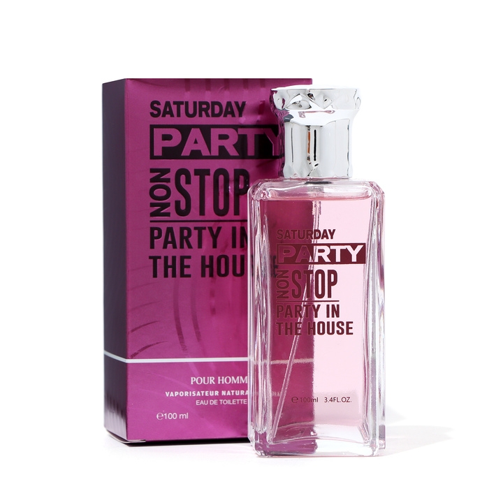 Туалетная вода мужская Saturday Party Non Stop, 100 мл Туалетная вода мужская Saturday Party Non Stop, 100 мл