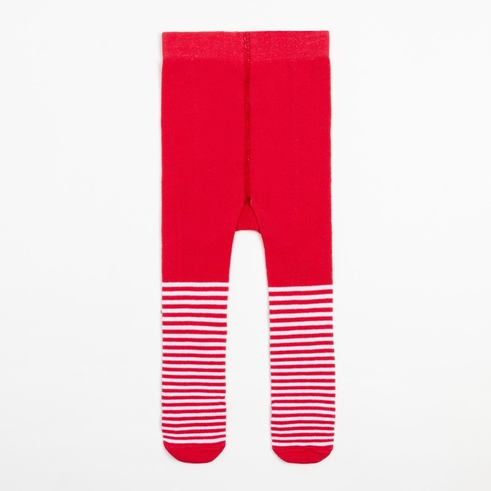 Новый год.Колготки Крошка Я "Дед Мороз", красный, рост 86-92 см