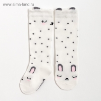 Гольфы Крошка Я &laquo;Зайка&raquo; 10-12 см, цвет молочный